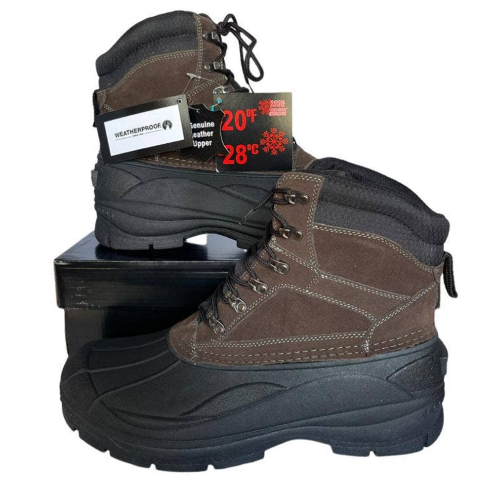 💎✨NEW✨💎 WEATHERPROOF AIRY Dark Brown Men's boots